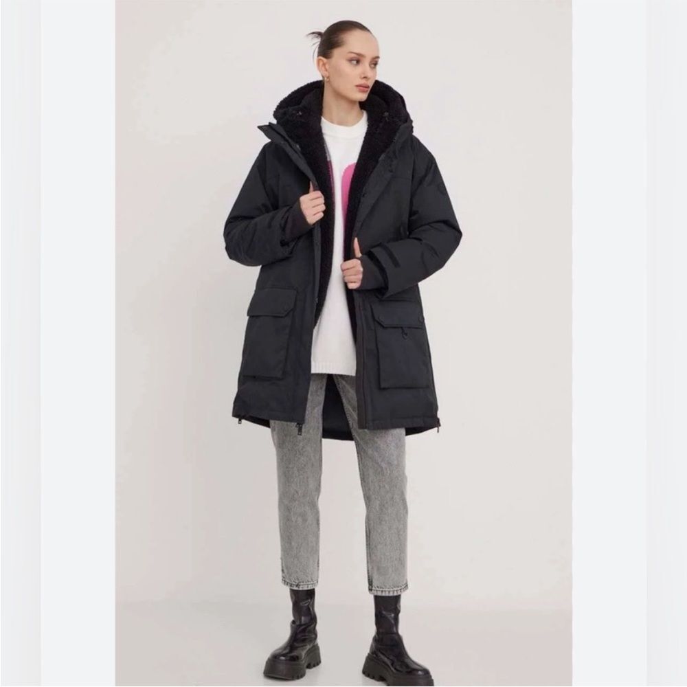 UGG Adirondack Parka 2.0 Frost 3 IN 1 Hooded Down Puffer Sherpa Jacket Coat